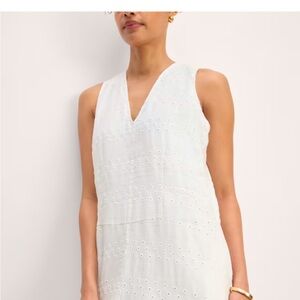 Evereve White Eyelet Dress